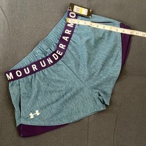 Under Armour Blue and Purple Shorts